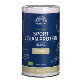 Organic Sport Vegan Protein Blend Vanille van Mattisson, 1 x 500