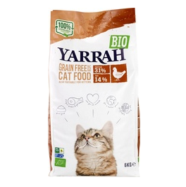 Kattenbrokken graanvrij van Yarrah, 1 x 6 kg