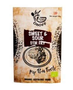 Thaise zoetzure woksaus van Onoff spices!, 10 x 100 g