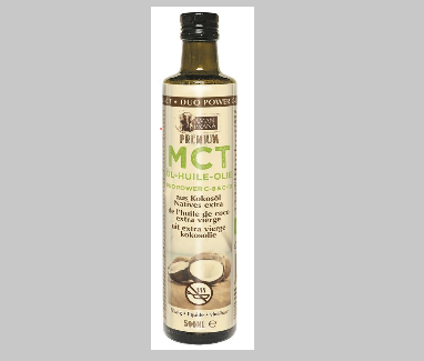 MCT olie premium van Amanprana, 1 x 500 ml