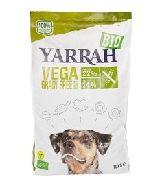 Hondenbrokken graanvrij vega van Yarrah, 1 x 10 kg