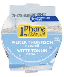 Witte tonijn in water van Phare d`Eckmühl, 24 x 132 g