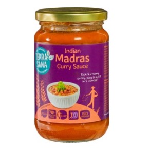 Curry Indiase Madras van TerraSana, 6 x 350 g
