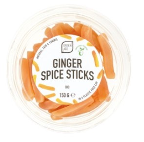 Ginger Spice sticks van GreenAge, 8 x 150 g