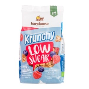 Krunchy low sugar very berry van Barnhouse, 6 x 375 g
