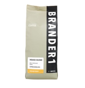 Arabica House Blend Espresso Brander1 by Bocca gemalen, 8 x 250
