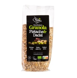 Granola pistache-dadel suikerarm van Rosies Glutenvrij, 1 x 350