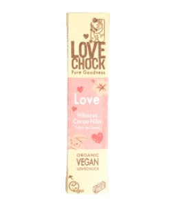 RAW Chocolade Love Hibiscus Cacao van Lovechock, 12 x 40 g