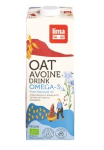 Haver drink Omega ongezoet van Lima, 8 x 1 l