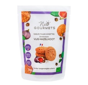 Zandkoekjes Fig Hazelnut van Neogourmets, 12 x 100 g