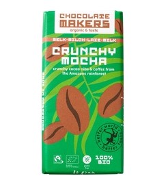 Crunchy Mocca melk van Chocolatemakers, 10 x 80 g