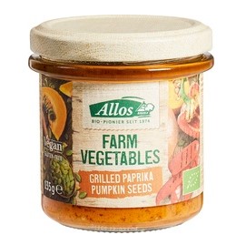 Farm vegetables pompoen-gegrilde paprika van Allos, 6 x 135 g