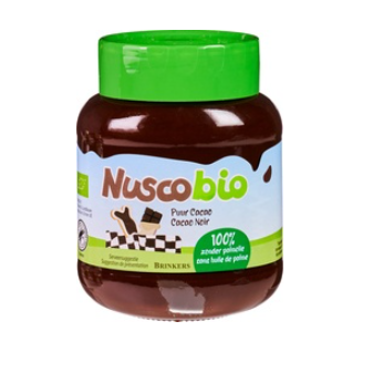Chocoladepasta puur van Nuscobio, 6 x 400 g