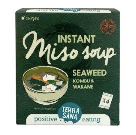 Instant miso soep van TerraSana, 12 x 40 g