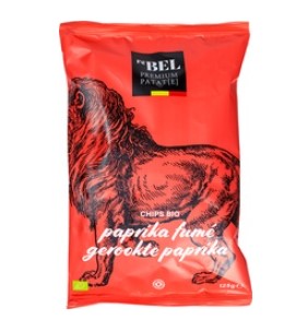 Chips smoked paprika van ReBEL, 10 x 125 g