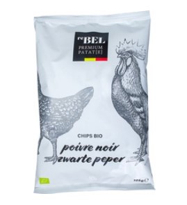 Chips black pepper van ReBEL, 10 x 125 g