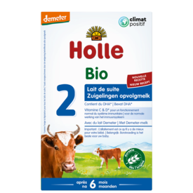 Zuigelingen opvolgmelk 2 van Holle, 1 x 600 g