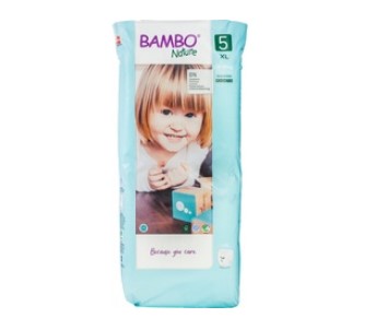 Luier broekje 5 (12-18 kg) van Bambo Nature, 3 x 38 stk