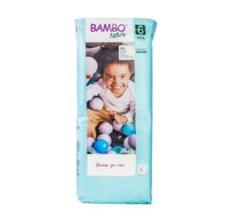 Luier broekjes 6 (18+kg) van Bambo Nature, 3 x 38 stk