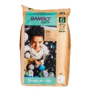 Luier Broekje 6 (18+ kg) van Bambo Nature, 5 x 18 stk