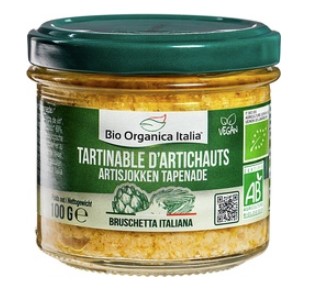 Artisjokkentapenade van Biorganica Nuova, 6 x 100 g