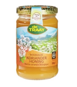 Koriander honing van De Traay, 1 x 350 g