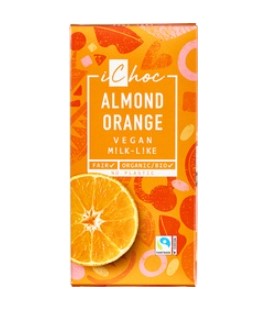 Almond orange van IChoc, 10 x 80 g