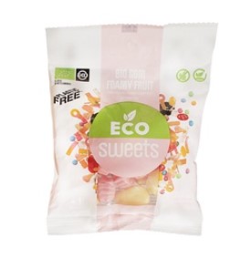 Foamy fruit van Eco Sweets, 16 x 68 g
