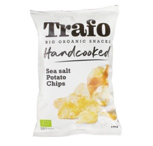 Hand cooked chips zout van Trafo, 10 x 125 g