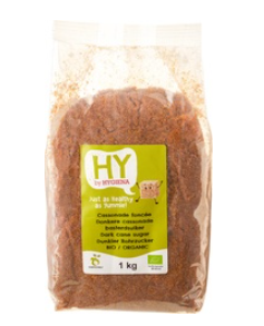 Donkere cassonade basterdsuiker van Hygiena, 12 x 1 kg