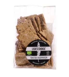 Toast rozemarijn van Lisa`s choice, 6 x 175 g