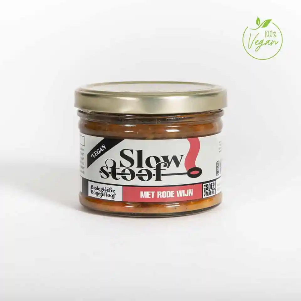 Slowstoof met rode wijn van Kleinstesoepfabriek, 6 x 400 ml
