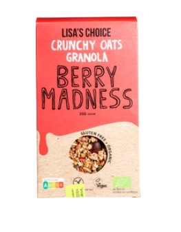 Granola berry madness van Lisa`s choice, 6 x 300 g