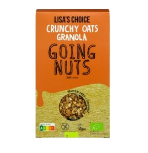 Granola going nuts van Lisa`s choice, 6 x 300 g