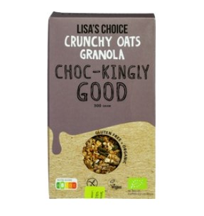 Granola choc-kingly good van Lisa`s choice, 6 x 300 g