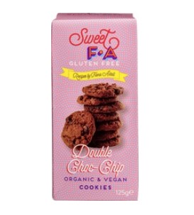 Double Chocolate Chip Cookies van Sweet FA, 12 x 125 g