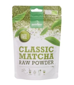 Matcha classic thee poeder van Purasana, 1 x 75 g