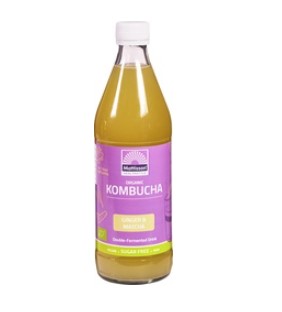 Kombucha gember & matcha van Mattisson, 6 x 500 ml