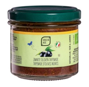 Zwarte olijventapenade van GreenAge, 6 x 100 g