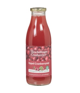 Appel Cranberrysap van Terschellinger, 6 x 750 ml