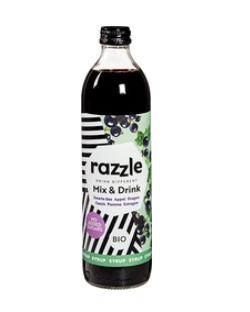 Mix + Drink zwarte bes appel dragon van Razzle, 8 x 500 ml