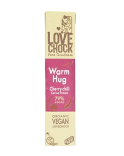 RAW Chocolade Warm Hug van Lovechock, 12 x 40 g