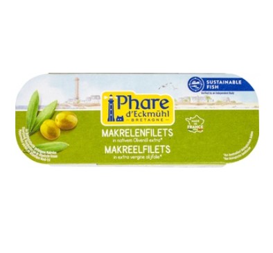 Makreelfilet in olijfolie van Phare d`Eckmühl, 11 x 151 g