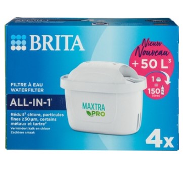 Pack 4 Maxtra Prol All-in van Brita, 1 x 1 stk