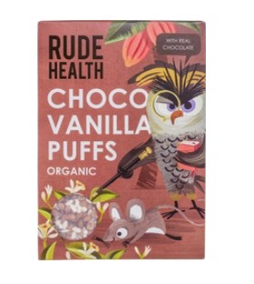 Choco Vanilla Puffs van Rude Health, 7 x 200 g