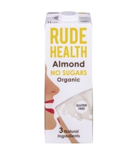 No Sugars Almond drink van Rude Health, 6 x 1010 g
