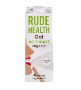 No Sugars Oat drink van Rude Health, 6 x 1 liter