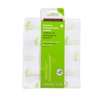 Bamboe Schoonmaakdoeken van Greenhub, 15 x 5 stk