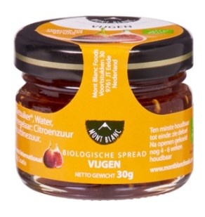 Vruchtenspread vijgen van Mont Blanc, 35 x 30 g