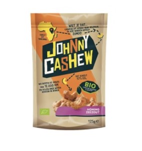 Cashewnoten Honing Zeezout van Johnny Cashew, 12 x 125 g
